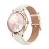 Smart Watch COLMI L28 (Złoty + złoty skórzany pasek)