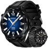 Smartwatch VELTORI VT150-1 Czarny Pasek Silikonowy + Czarna Bransoleta
