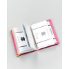 Etui na karty skórzane 302-BL-PINK