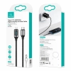USAMS Kabel pleciony U78 USB-C naLightning LED 1.2m 20W PD Fast Charge biały/white SJ545USB02 (US-SJ545)