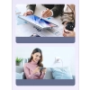 MCDODO KABEL KĄTOWY USB-C LIGHTNING PŁASKI 36W DO IPHONE 13 14 NIEBIESKI 1M