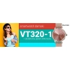 Smartwatch Damski VELTORI VT320-1 Złota Bransoleta + Różowy Pasek Silikonowy
