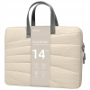 INNOSTYLE DAMSKA TORBA NA LAPTOPA 13 14 WODOODPORNA CARRYLITE SLIM BEŻOWA