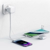 USAMS Ład. siec. 1xUSB-C ze zwijanymkablem Lighning Retractable PD+QC 35W Gan Fast Charging czarny/black XMF Series CC209TC01 (US-CC209)
