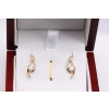 Złote kolczyki z diamentami 0,50ct na prezent eleganckie