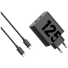 Ładowarka sieciowa Motorola TurboPower   125W Dual 2x USB-C z kablem USB-C 1m czarny