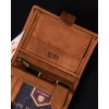Nubukowy portfel męski z systemem RFID Protect — Peterson