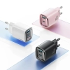 USAMS Ład. siec. CC229 30W GaNUSB-C/USB-A Fast Charging XC Series biały/white CC229TC02