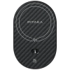 Uchwyt samochodowy z ładowarką           bezprzewodową PITAKA MagEZ Pro 2 Qi2 15W NFC Magsafe czarno szary