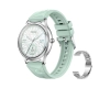 Smart Watch COLMI L28 (Srebrno-zielony + srebrny pasek stalowy)