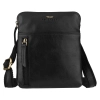 Skórzana torba męska czarna PETERSON® na ramię listonoszka saszetka crossbody