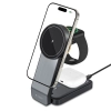 TECH-PROTECT QI15W-A28 3IN1 MAGNETIC MAGSAFE WIRELESS CHARGER BLACK