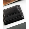 Portfel męski mały slim wallet skóra naturalna cienki skórzany zatrzask