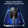 USAMS Ład. siec. 1xUSB-C+1xUSB T46 33W(only head) PD3.0 +QC3.0 Fast Charging czarny/black CC152TC01 (US-CC152)