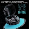 USAMS Słuchawki Bluetooth 5.3 TWS ENCXJ13 series Gaming Earbuds bezprzewodowe czarny/black BHUXJ01 (US-XJ13)