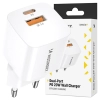 Ładowarka sieciowa Wozinsky CMWCW 20W USB-C / USB-A - biała