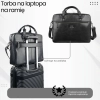Torba męska na ramię do ręki skórzana na laptopa dokumenty A4 czarna pojemna Paolo Peruzzi SL-08-BL
