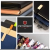 Notes organizer notatnik planer z gumką A5 Peterson w linie elegancki