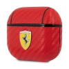 Ferrari FESA3CARE AirPods 3 coverczerwony/red On Track PU Carbon