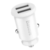 Ładowarka samochodowa Baseus Grain 2x USB 5V 3.1A (biała)