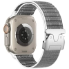 Pasek Beline Woven Nylon Diagonal Style  Parachute do Apple Watch 38/40/41mm szary