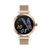 Smartwatch Damski VELTORI VT340-1 Złota Bransoleta + Różowy Pasek Silikonowy