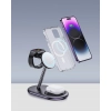 INNOSTYLE MAGSTATION ŁADOWARKA INDUKCYJNA 3W1 DO MAGSAFE IPHONE AIRPODS WATCH STACJA ŁADOWANIA CZARNA