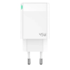 JELLICO ładowarka sieciowa C105 GaN PD 45W 1xUSB-C + kabel USB-C - USB-C Biały