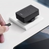 UNIQ Ład. siec. Versa Slim  USB-C PD 18W+ kabel USB-C na USB-C czarny/charcoal black (LITHOS Collective)