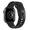 Pasek silikonowy Puro Icon do Apple Watch 42 / 44 / 45 / 49 mm - czarny (2 szt.)
