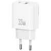 Ładowarka sieciowa USAMS CC317 T65 33W   1xUSB-C 1xUSB-A Fast Charging biały