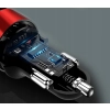 CO2 SZYBKA ŁADOWARKA SAMOCHODOWA USB QC 3.0 MIERNIK NAPIĘCIA AKUMULATORA LED