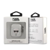 Karl Lagerfeld KLA2UKHGS AirPods 1/2cover srebrny/silver Glitter Karl`s Head