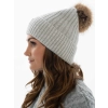 Czapka PTN elegancka stylowa do codziennego noszenia grey