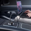 MCDODO MOCNA SZYBKA ŁADOWARKA SAMOCHODOWA MIERNIK 2X USB USB-C 95W LED