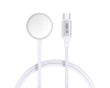 TECH-PROTECT MC02 ULTRABOOST MAGNETIC CHARGER TYPE-C CABLE 100CM APPLE WATCH WHITE