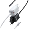 Ładowarka sieciowa USAMS JC Series CC261 20W GaN Mini Fast Charger 2xUSB-C biały