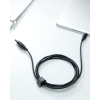 INNOSTYLE JAZZY KABEL USB LIGHTNING MFI SZYBKIEGO ŁADOWANIA DO IPHONE KEVLAR 2M CZARNY