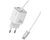 Ładowarka sieciowa USAMS JC Series CC261 20W GaN Mini Fast Charger 2xUSB-C biały
