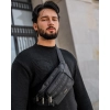 Saszetka nerka męska na pas PETERSON elegancka na ramię
