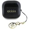 Słuchawki TWS Guess Glossy Effect        Printed Classic Logo & Charm czarny