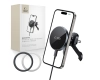 TECH-PROTECT MM15W-V5 MAGNETIC MAGSAFE STABLE VENT CAR MOUNT WIRELESS CHARGER 15W BLACK/BLACK
