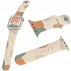 Strap Moro opaska do Apple Watch Ultra / 9 / 8 / 7 / 6 / SE / 5 / 4 / 3 / 2 (49mm / 45mm / 44mm / 42mm) silikonowy pasek bransoletka do zegarka wzór 5