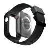UNIQ pasek Monos 2in1 Apple Watch Strap+ Case Series 4/5/6/7/8/9/SE/SE2 44/45mm. czarny/midnight black