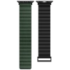 Beline pasek Apple Watch Magnetic Pro42/44/45/49mm czarno/zielony  black/green box