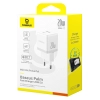 Ładowarka sieciowa Baseus Palm 20W USB-C USB-A - biała