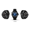 Smartwatch VELTORI VT150-1 Czarny Pasek Silikonowy + Czarna Bransoleta
