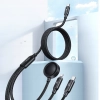 MCDODO ŁADOWARKA INDUKCYJNA DO APPLE WATCH 3W1 KABEL DO IPHONE MACBOOK 100W