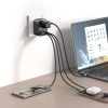 MCDODO PRZEJŚCIÓWKA ŁADOWARKA ADAPTER PODRÓŻNY WTYCZKA US 3 X USB-C USB-A