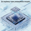 USAMS Słuchawki Bluetooth 5.1 TWS BUseries bezprzewodowe fioletowy/purple BHUBU02
